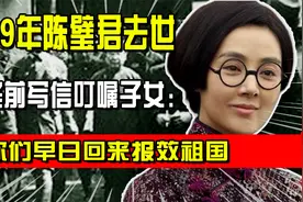 1959年陈璧君去世，临终前写信叮嘱子女：望你们早日回来报效祖国视频封面