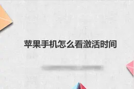 苹果手机怎么看激活时间？别着急，我来帮你搞定！视频封面