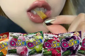 今天吃QQ糖 咀嚼音食音助眠声控视频封面