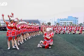 云南能源职业技术学院：第39届运动会100名女大学生团操表演视频封面