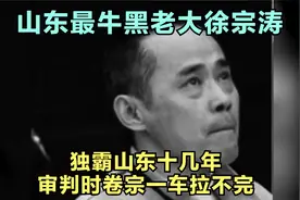 山东最牛黑老大徐宗涛，独霸山东十几年，审判时卷宗一车拉不完视频封面