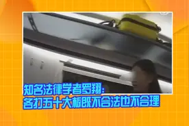 知名法律学者罗翔：各打五十大板既不合法也不合理视频封面