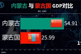 内蒙古与蒙古国GDP对比：是内蒙发展太快还是外蒙发展太慢？视频封面