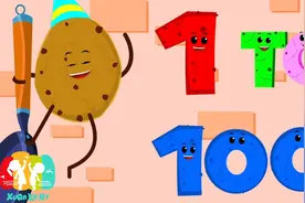看动画学英语，亲子益智早教，数字1-100 。视频封面