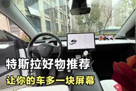 特斯拉专用的磁吸支架，可隐藏走线，这安装位置无敌了～ #特斯拉