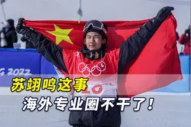 苏翊鸣这事，海外专业圈不干了！裁判长不得不承认给冠军打错分视频封面