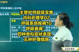 呼吸系统疾病10呼吸衰竭：四种类似症状表现，五种护理措施视频封面