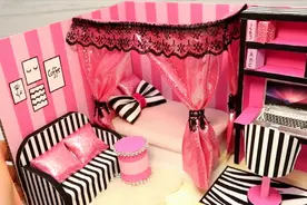 DIY手工：制作小美女的迷你房间，好漂亮视频封面