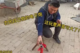 春节禁止燃放烟花，农民不甘心过年没响声，自己制作电气混合礼炮视频封面