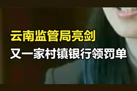 云南监管局出手，又一家村镇银行领罚单，罚款170万，怎么回事？视频封面