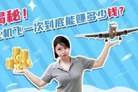 揭秘！飞机飞一次到底能赚多少钱？视频封面