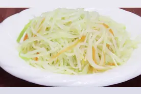 饭店的土豆丝为什么好吃？其实做法特简单，只需要2味调料！