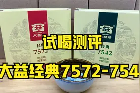 开箱测评：大益经典7542普洱茶，喝完感叹：便宜果然没好货！视频封面
