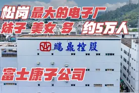 航拍深圳：松岗最大电子厂，鹏鼎控股5万人，郭台铭富士康子公司视频封面