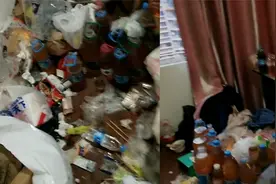 小伙拉黑房东留下满屋垃圾，瓶子装满尿液，房东：他连盖子都没盖视频封面
