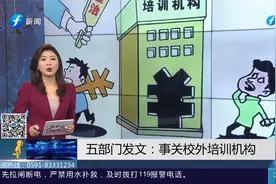 事关校外培训机构！五部门发文，对这几方面进行规定！视频封面