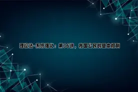 理论法-系统强化：第36讲，我国公民的基本权利视频封面