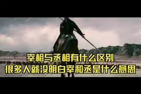 宰相与丞相有什么区别，很多人就没明白宰和丞是什么意思？视频封面