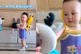 龙凤胎兄妹玩闹哥哥惹哭妹妹，随后一动作遭妈妈嫌弃：你起开吧！视频封面
