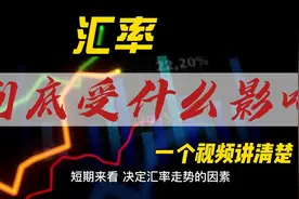 汇率到底由哪些因素影响？(1)视频封面