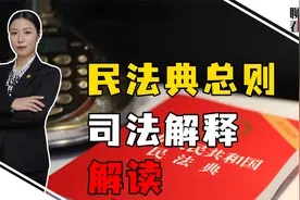 司法解释来了！最高法给民法典总则编打补丁，自然人权责更明确视频封面