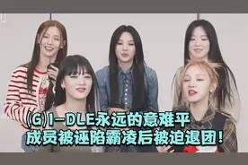 (G)I-DLE永远的意难平，成员被诬陷霸凌后被迫退团！再也凑不齐了视频封面
