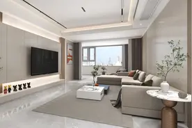她家126㎡，一进客厅就把我迷住，全屋温馨又大方，真是太舒适