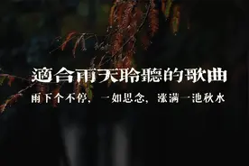 雨下个不停，一如思念，涨满一池秋水，下雨天适合聆听的歌