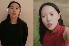 王菲大女儿近照曝光，26岁窦靖童留长发变淑女，颜值气质很像妈妈视频封面