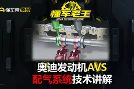 【懂车老王MINI版】奥迪发动机上面的AVS是什么？配气系统系列