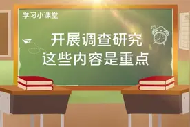 学习小课堂 | 开展调查研究，这些内容是重点！视频封面