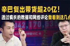 辛巴复出带货超20亿！透过疯涨的数据和网络评论我看到了这几点视频封面