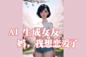 AI生成“女朋友“，但是纸片人，妈，我想恋爱了视频封面