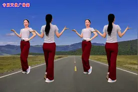 老歌广场舞《这条街》双人对跳版，一样的舞步，不一样的视觉盛宴视频封面