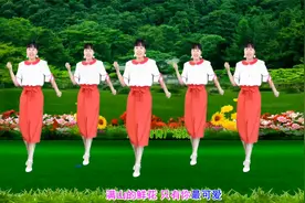 简单8步广场舞《你是我的玫瑰花》心醉优美，动感带劲
