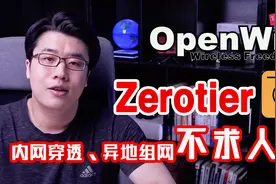 Openwrt的Zerotier插件玩法，异地组网不求人，虚拟局域网走起！视频封面