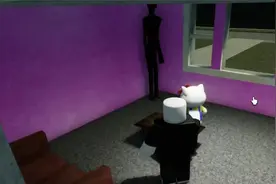 ROBLOX模拟游戏 恐怖后室之等级188简陋大酒店猫先生的房间
