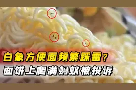 白象方便面接连翻车？面饼上爬满蚂蚁被投诉，负责人回应惹众怒！视频封面