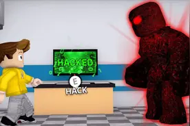 Roblox逃离设施：电脑居然失灵？躲在柜子里逃过一劫！