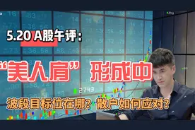 午评：“美人肩”走势形成中，波段目标位在哪？散户如何应对？视频封面