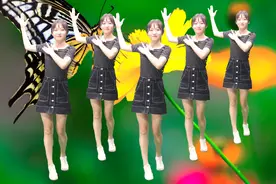 一首《酒醉的蝴蝶》广场舞DJ版走红，小姐姐舞姿风韵靓丽视频封面