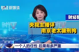央视主播评南京老太被刑拘视频封面