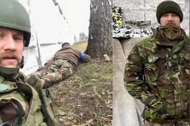 英国老兵帮乌军打仗，被当成俄军间谍严刑拷打，抓着脑袋哐哐撞墙视频封面