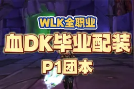 WLK血DK坦P1团本毕业配装，命中属性是关键，生存全靠耐力护甲视频封面