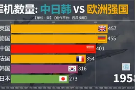 中日韩三国与欧洲三强国军机数量对比，东亚怪物房各个不简单视频封面