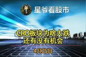 CRO板块为啥大跌还有没有机会