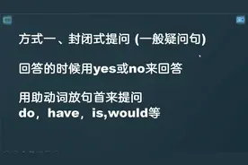 英语如何提问以及问句的作用