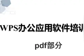 WPS办公应用-PDF及云文档-PDF文件视频封面