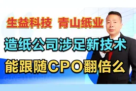 生益科技—青山纸业，造纸公司涉足新技术后，能跟随CPO翻倍么？