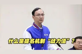 国民党2024提名机制提出“战力值”概念，这是什么东西？视频封面